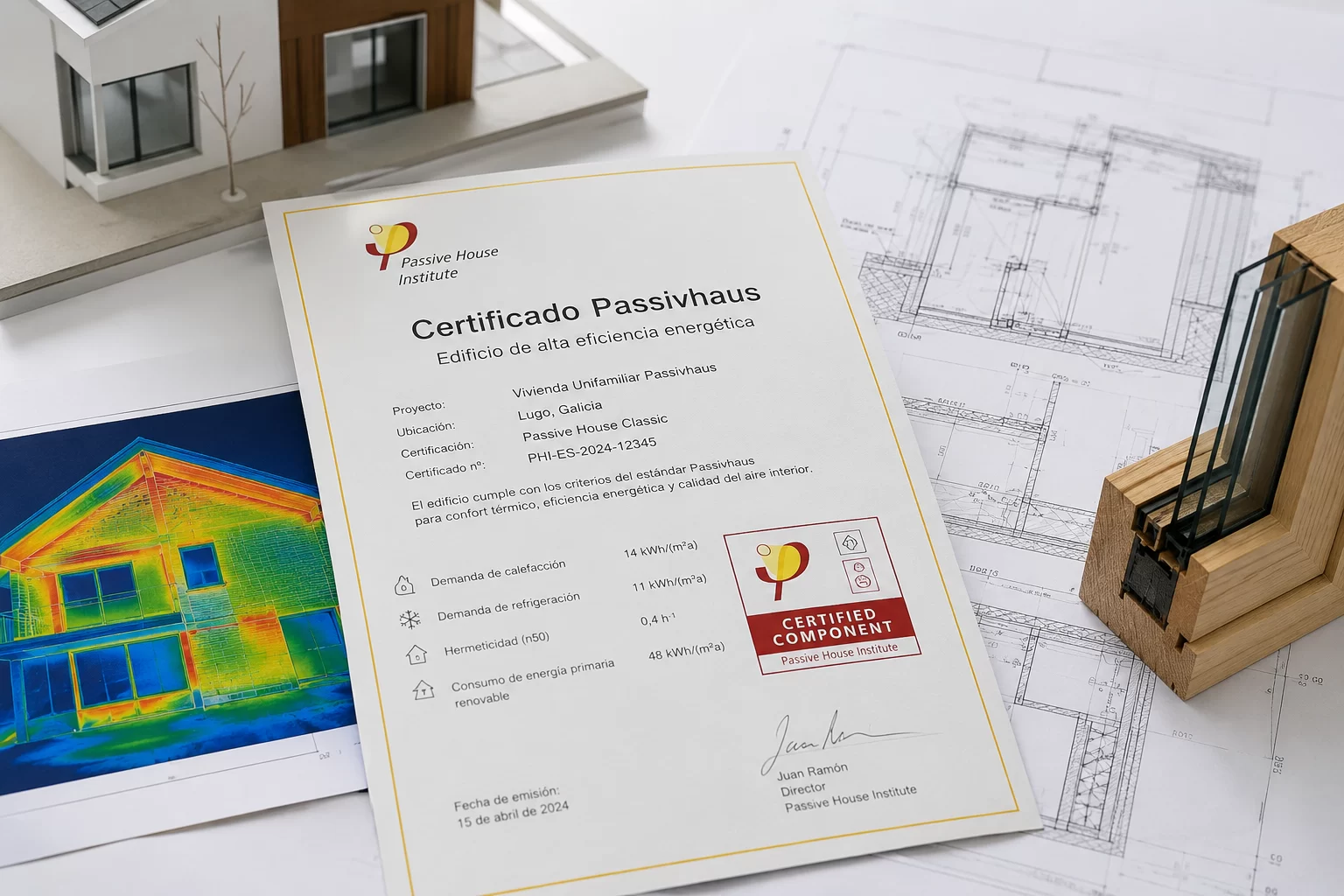 Certificación Passivhaus vinculada a una vivienda de alta eficiencia energética