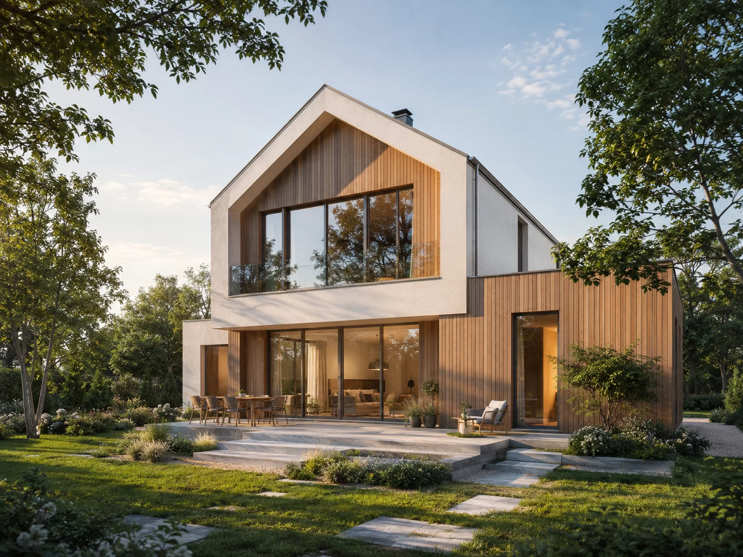 Diseño arquitectónico de una vivienda Passivhaus de alta eficiencia